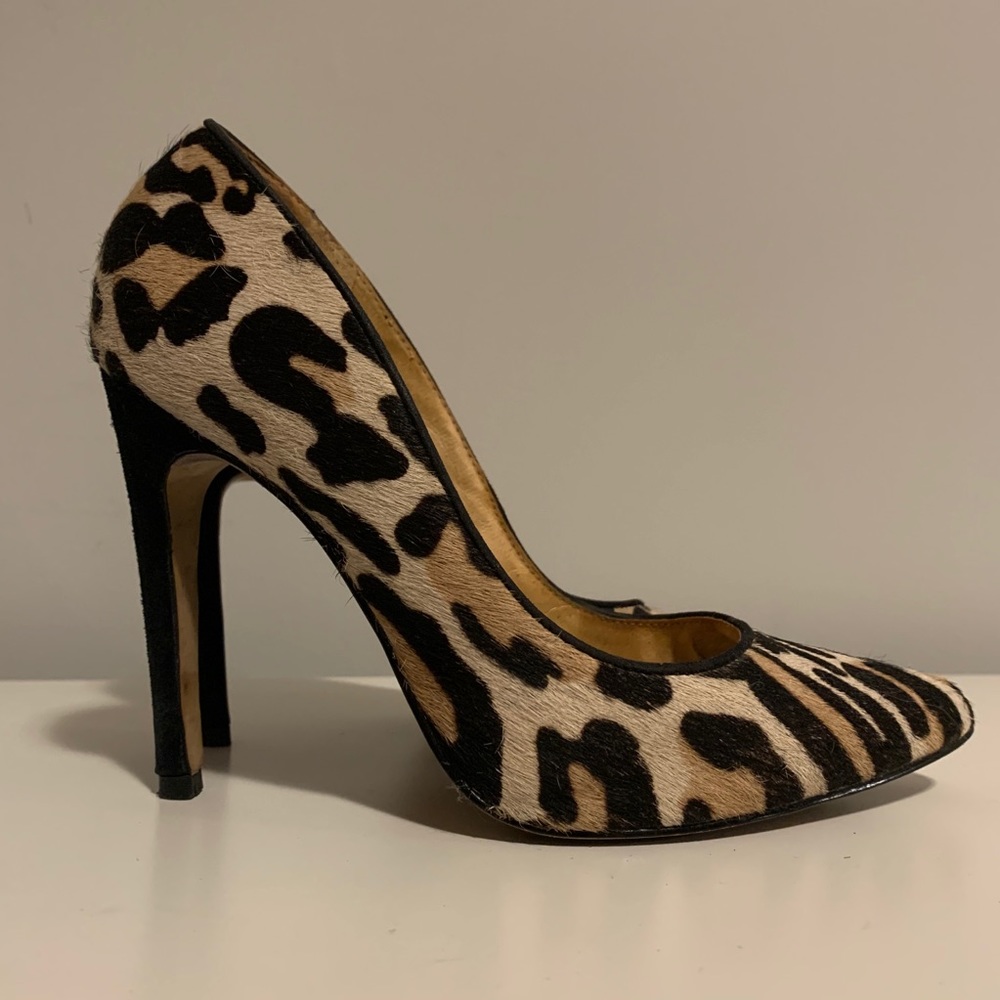 Aldo Animal Print Leather Pumps